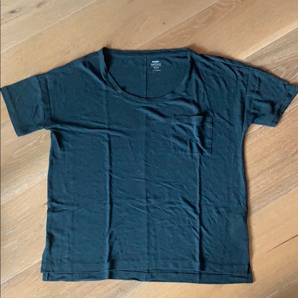 Dark green oversized T-shirt
